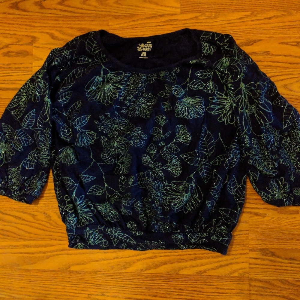 Old Navy girls top with balloon sleeves